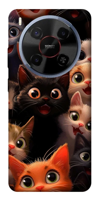 Чохол на ZTE Blade V70 Max happy cats фото 1 з 1