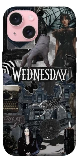 Чохол на Apple iPhone 15 (6.1") Wednesday Collage ver.2 фото 1 з 1