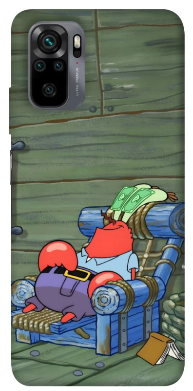 Чохол на Xiaomi Redmi Note 10 / Note 10s Mr.Krabs фото 1 з 1