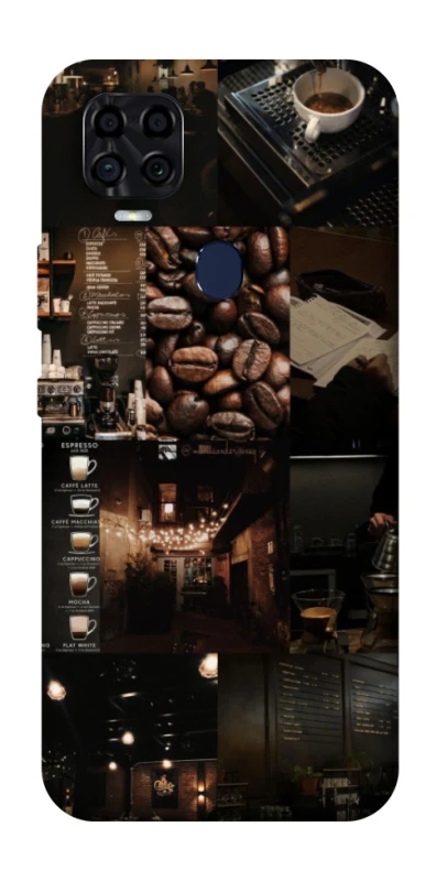 Чохол на ZTE Blade v2020 Coffee collage ver.1 фото 1 з 1