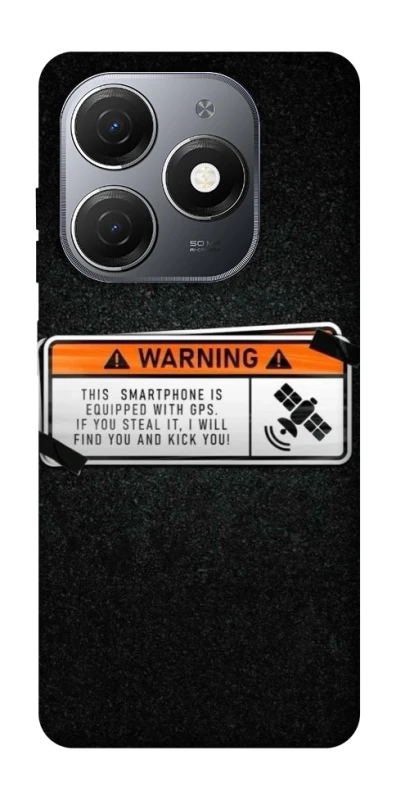 Чехол на TECNO Spark 20 Warning фото 1 из 1