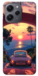 Чехол на Xiaomi Redmi 12 Porsche at sunset фото 1 из 1