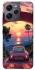 Чехол на Xiaomi Redmi 12 Porsche at sunset фото 1 из 1