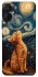 Чехол на TECNO Spark 9 Pro van gogh cat фото 1 из 1