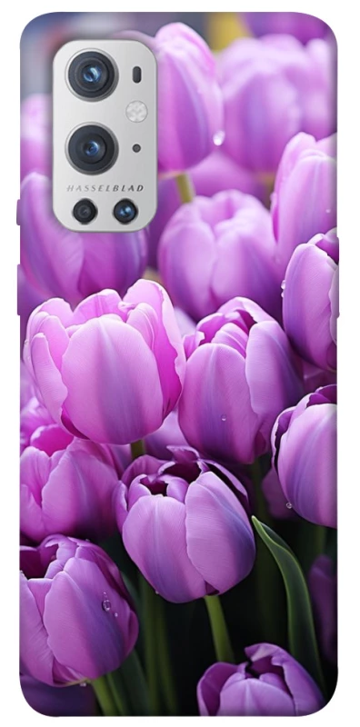 Чохол на OnePlus 9 Pro Фіолетові тюльпани фото 1 з 1
