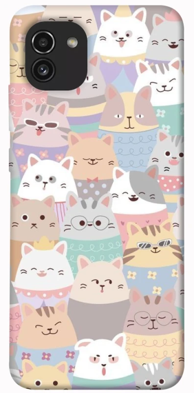 Чохол на Samsung Galaxy A03 Funny Kittens ver.2 фото 1 з 1