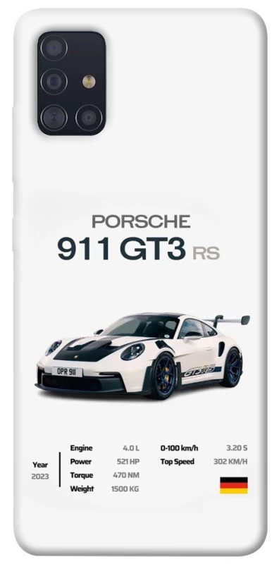 Чехол на Samsung Galaxy A51 Porsche 911 GT3 фото 1 из 1