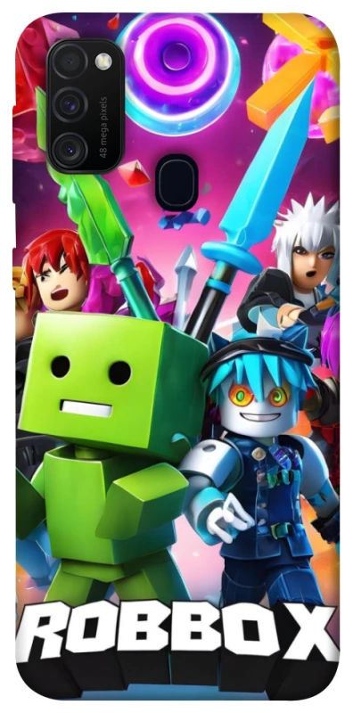 Чохол на Samsung Galaxy M30s / M21 Roblox gaming heroes фото 1 з 1
