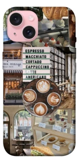 Чехол на Apple iPhone 15 (6.1") Coffee collage ver.5 фото 1 из 1
