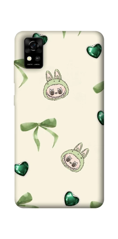 Чохол на ZTE Blade A31 Labubu Green Heart фото 1 з 1