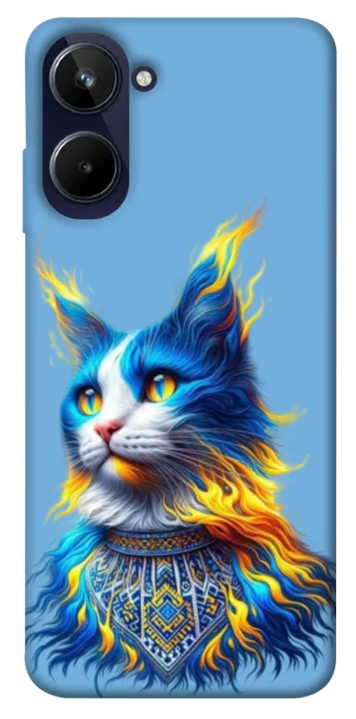 Чохол на Realme 10 4G Кіт патріот фото 1 з 1