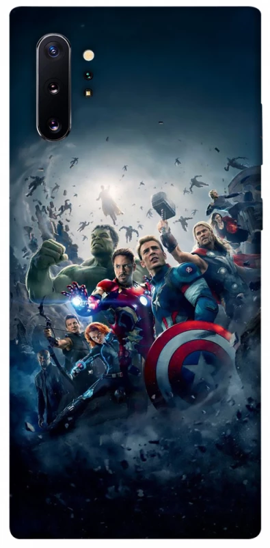 Чехол на Samsung Galaxy Note 10 Plus Marvel heroes фото 1 из 1