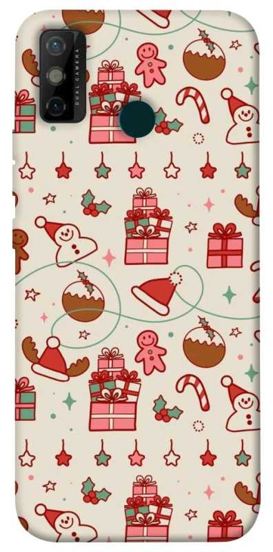 Чохол на TECNO Spark 6 Go Новорічний v14 фото 1 з 1