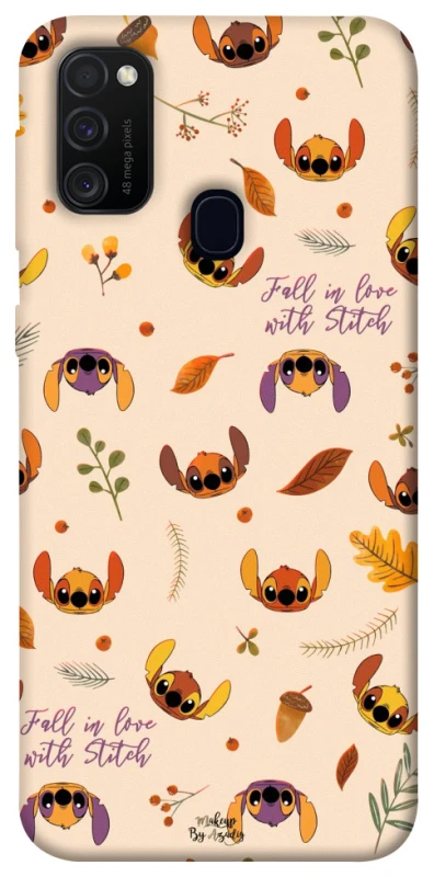 Чехол на Samsung Galaxy M21 Fall in love with Stitch фото 1 из 1
