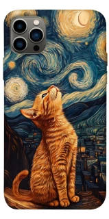 Чохол на Apple iPhone 12 Pro (6.1") van gogh cat фото 1 з 1