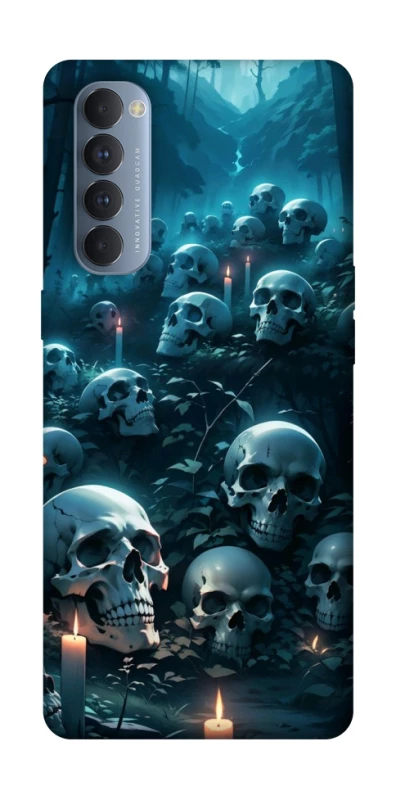 Чохол на Oppo Reno 4 Pro Skulls v3 фото 1 з 1