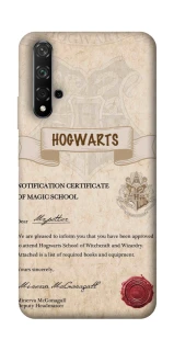 Чехол на Huawei Honor 20 / Nova 5T The Hogwarts acceptance letter фото 1 из 1