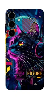 Чехол на Samsung Galaxy S25 Cyber Cat v2 фото 1 из 1
