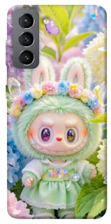 Чехол на Samsung Galaxy S21 FE Labubu & Flowers ver.2 фото 1 из 1