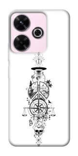 Чехол на Xiaomi Poco M6 4G Tattoo ver.7 фото 1 из 1