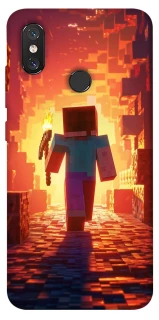 Чехол на Xiaomi Mi 8 Minecraft adventure фото 1 из 1