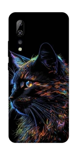 Чохол на ZTE Axon 10 Pro Чорний кіт фото 1 з 1