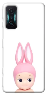 Чехол на Xiaomi Redmi K50 Gaming Minimal Bunny Peek фото 1 из 1