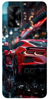 Чехол на Oppo A74 4G Red sports car фото 1 из 1