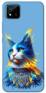 Чехол на Realme C20 Кот патриот фото 1 из 1