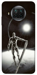 Чехол на Xiaomi Mi 10T Lite / Redmi Note 9 Pro 5G Серебряный сёрфер фото 1 из 1