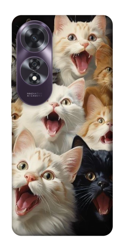 Чохол на Oppo A60 Коти фото 1 з 1