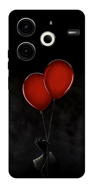 Чехол на TECNO Pova 6 Neo (LI6) Reds Balloons фото 1 из 1
