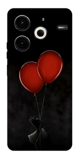 Чехол на TECNO Pova 6 Neo (LI6) Reds Balloons фото 1 из 1