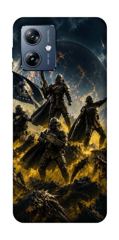 Чохол на Motorola Moto G54 Power HELLDIVERS фото 1 з 1