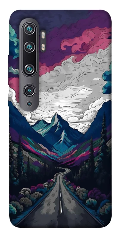 Чехол на Xiaomi Mi Note 10 / Note 10 Pro / Mi CC9 Pro Нарисованные горы фото 1 из 1