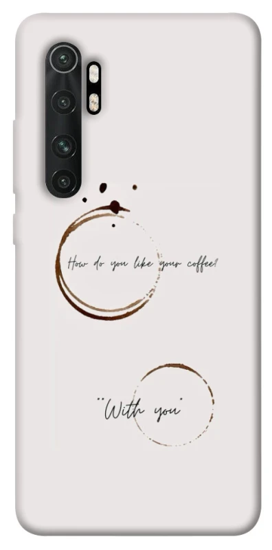 Чехол на Xiaomi Mi Note 10 Lite Coffee with you фото 1 из 1