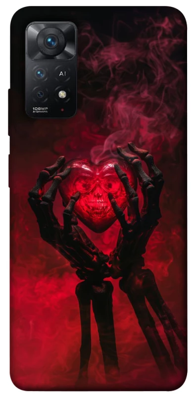 Чохол на Xiaomi Redmi Note 11 Pro 4G/5G Heart in the hands of a skeleton фото 1 з 1