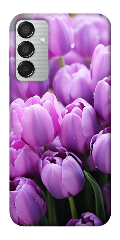 Чехол на Samsung Galaxy M15 5G Фиолетовые тюльпаны фото 1 из 1