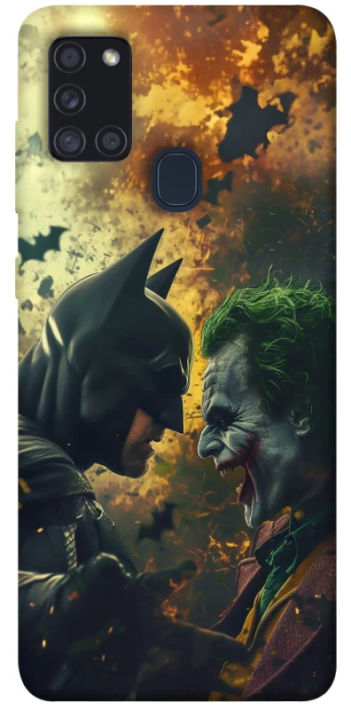Чехол на Samsung Galaxy A21s Batman and the Joker фото 1 из 1