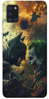 Чехол на Samsung Galaxy A21s Batman and the Joker фото 1 из 1