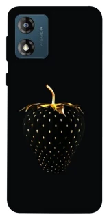 Чохол на Motorola Moto E13 Чорна полуниця фото 1 з 1