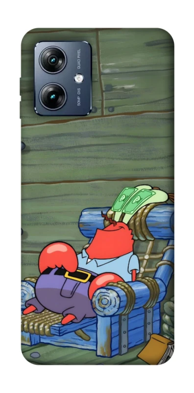 Чохол на Motorola Moto G54 Power Mr.Krabs фото 1 з 1