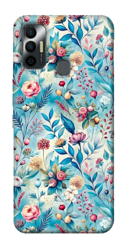 Чохол на TECNO Spark 7 Floral design ver.5 фото 1 з 1