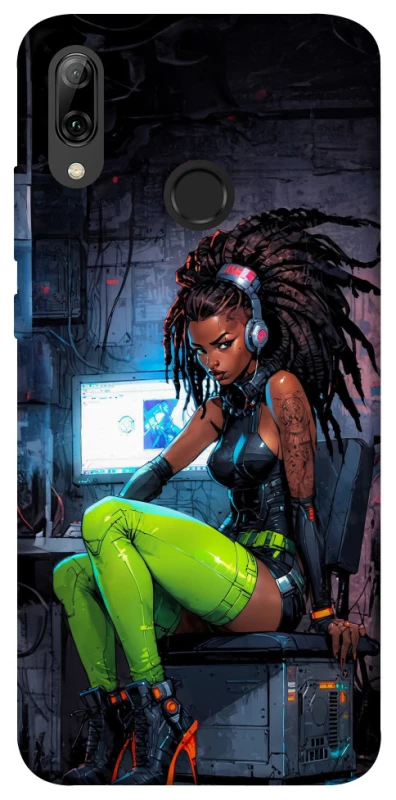 Чехол на Huawei P Smart (2019) Cyber girl фото 1 из 1