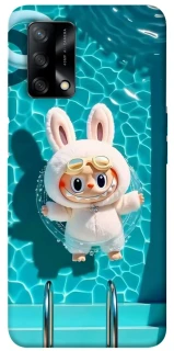 Чехол на Oppo A74 4G Labubu in the pool ver.2 фото 1 из 1