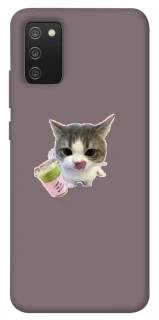 Чохол на Samsung Galaxy A02s cat matcha фото 1 з 1