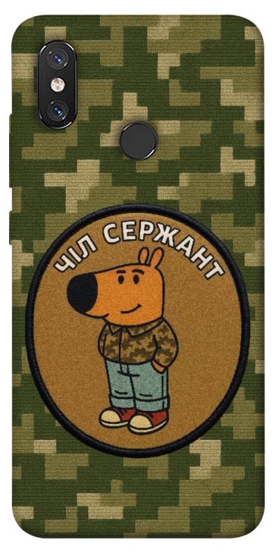 Чехол на Xiaomi Mi 8 Чил сержант фото 1 из 1