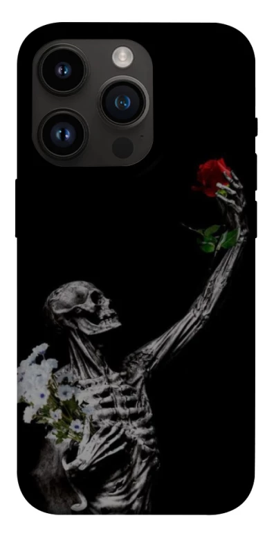 Чохол на Apple iPhone 14 Pro (6.1") Skeleton vs Rose фото 1 з 1