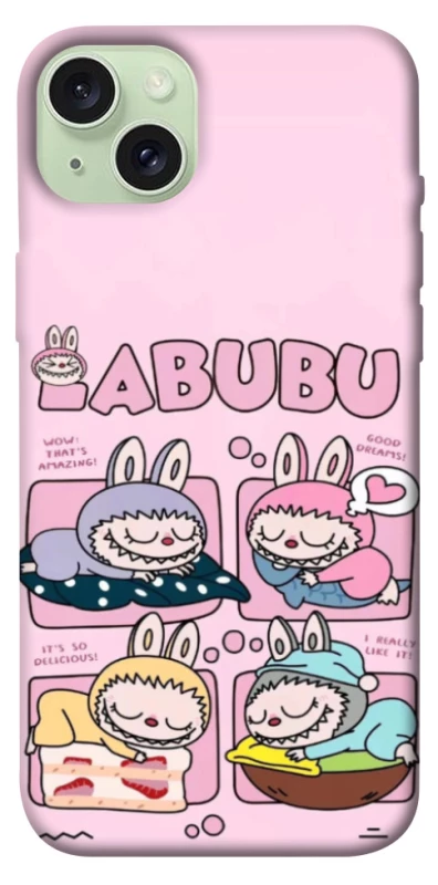 Чохол на Apple iPhone 15 Plus (6.7") Labubu Dreams Collage фото 1 з 1