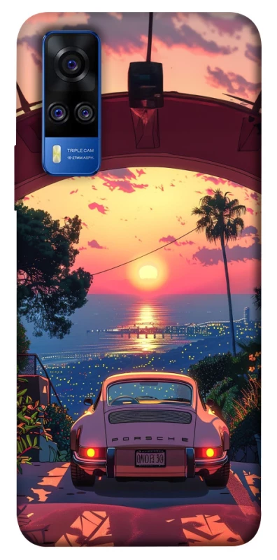 Чехол на Vivo Y51a Porsche at sunset фото 1 из 1
